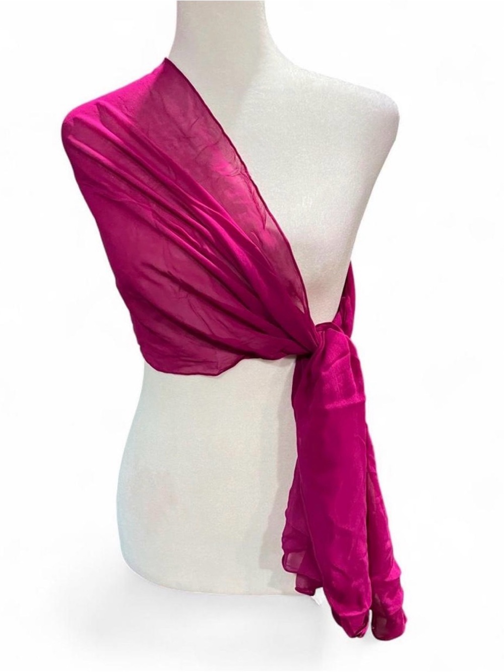 Silky Magenta Scarf - Women Accessories